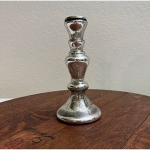 Mercury Glass Candle Holder